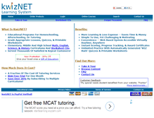 Tablet Screenshot of kwiznet.com